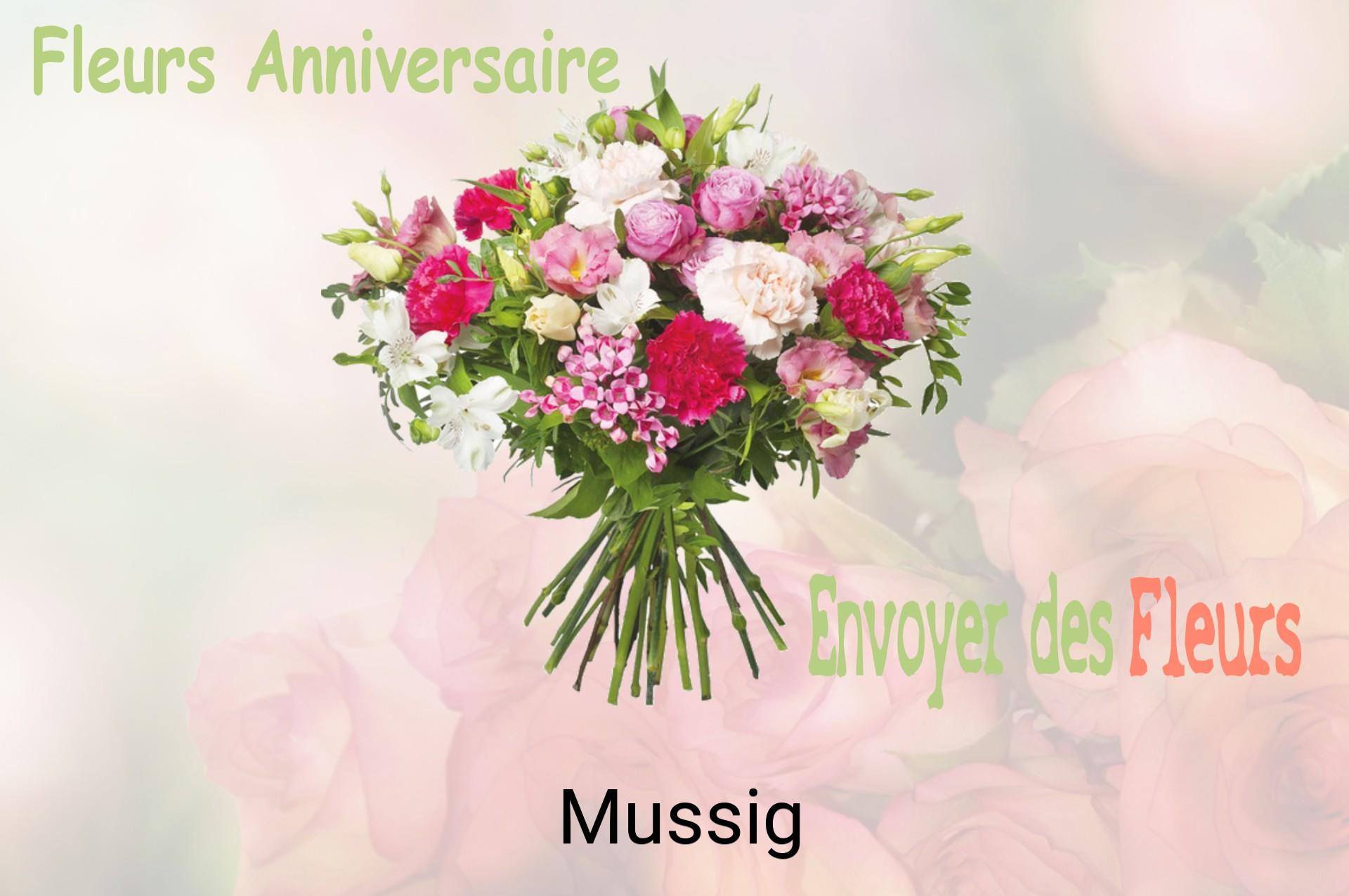 Bouquet de fleurs d’anniversaire livré à Mussig